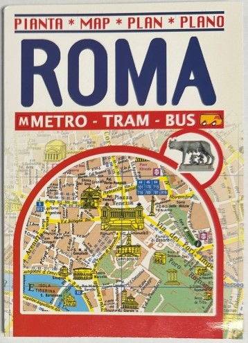 Plan dépliable de Rome