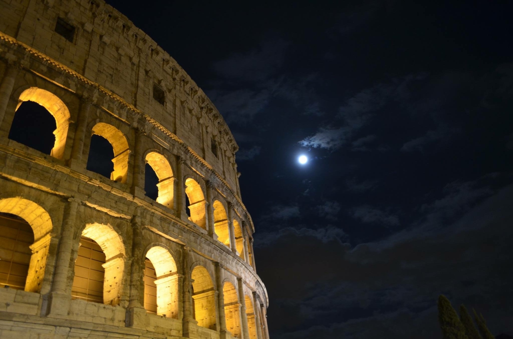 Visite nocturne du Colisée